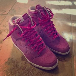 Nike wedge hi-tops